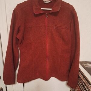 The North Face Men's Deep Red Teddy Jacket Size XL